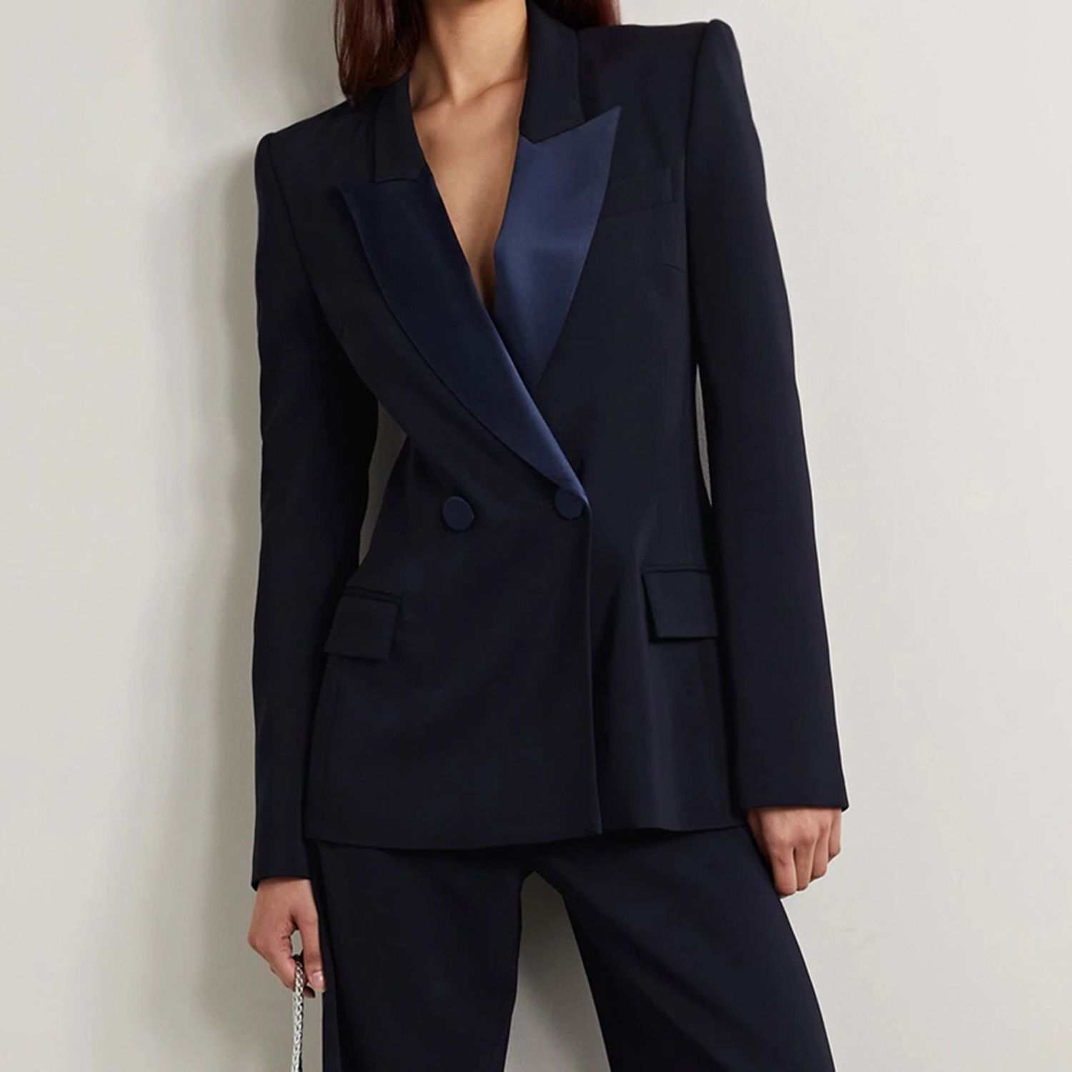 Allingentle Deep Blue Lapel Wo - Womens Blazer review and price