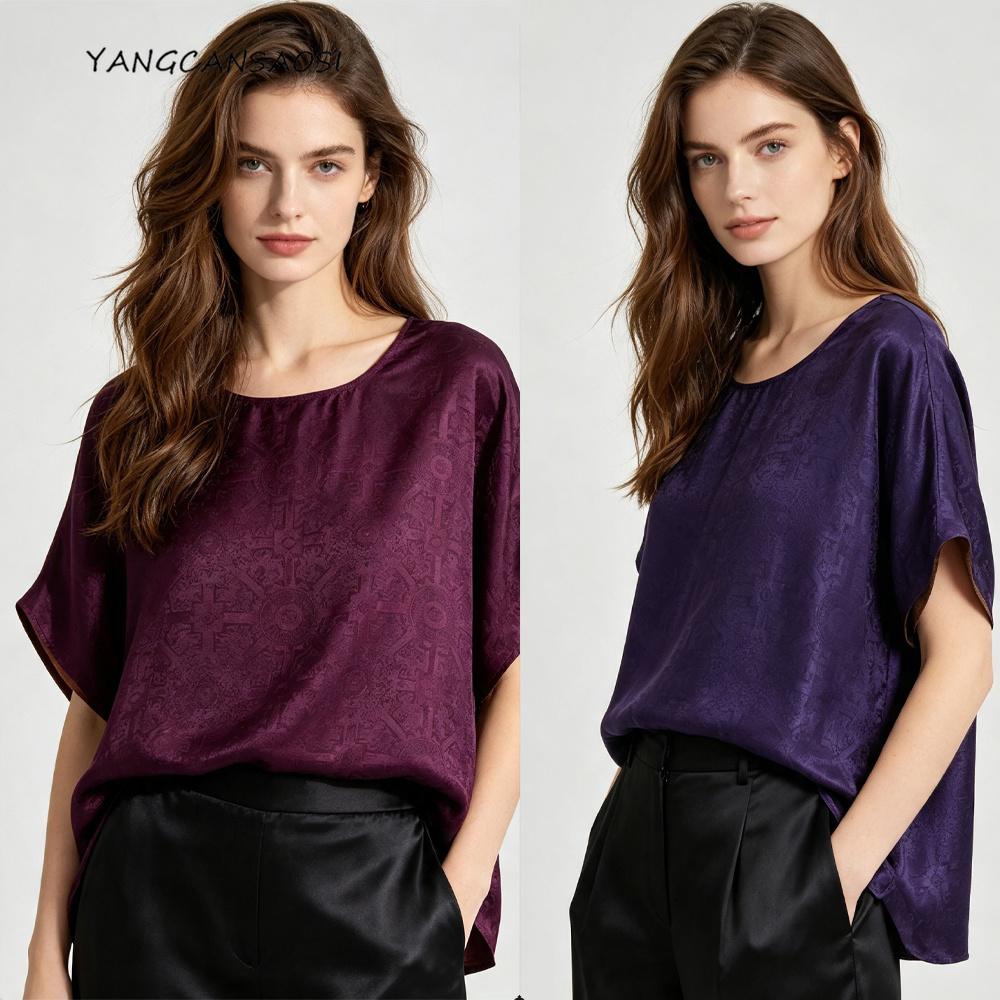 Plus Size Women's Casual Summe - Silk Blouse review and price