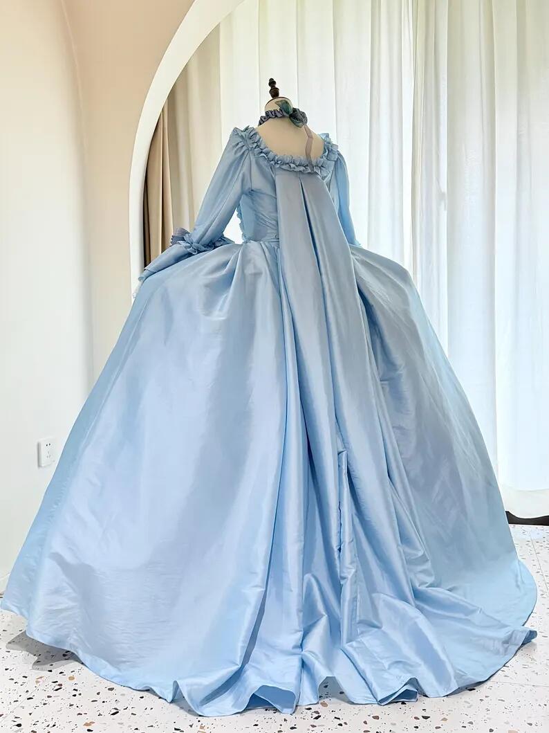 18th Century Rococo Blue Robe  - Evening Gown review and price