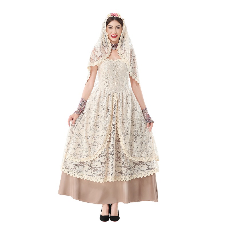 Women Vintage Lace Maxi Dress  - Lace Dress review and price