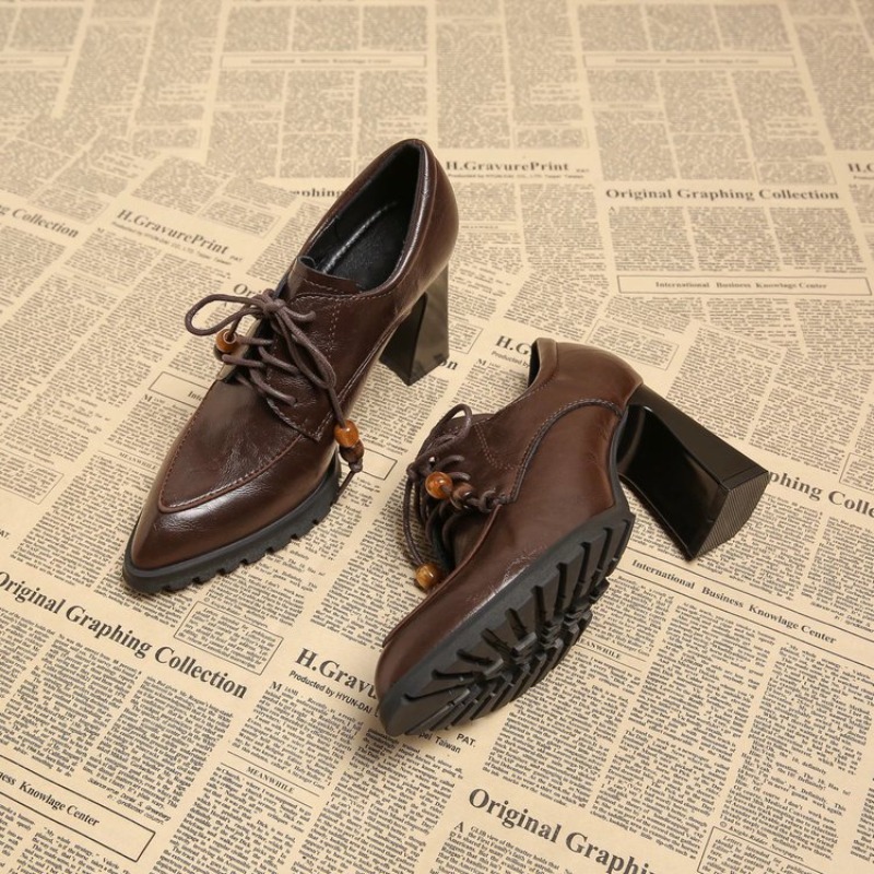 French Deep Mouth Block Heel S - Pump Heel Block review and price