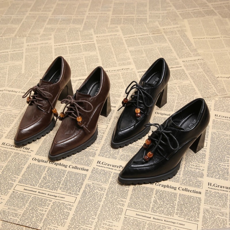 Retro Strappy Deep Mouth Singl - Pump Heel Block review and price