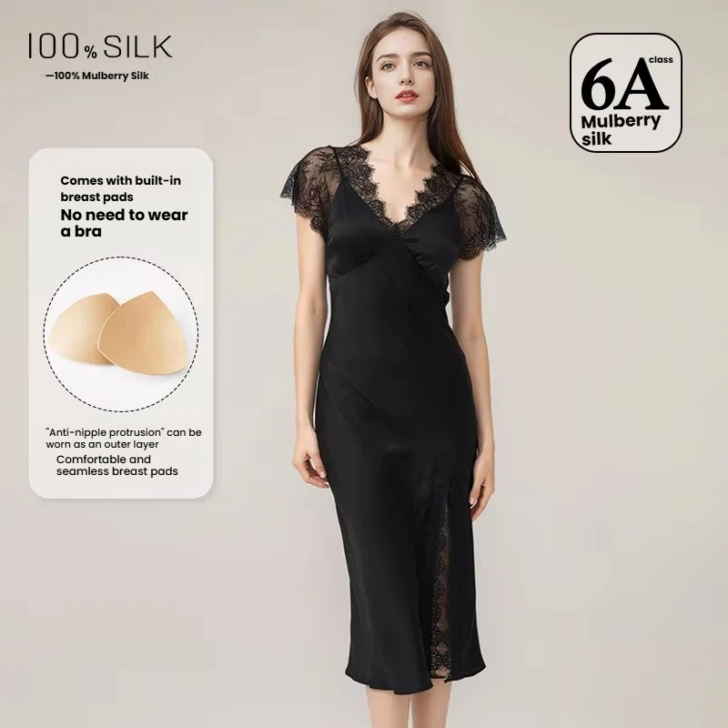 Women Sexy Lace Silk Nightdres - Lace Dress review and price