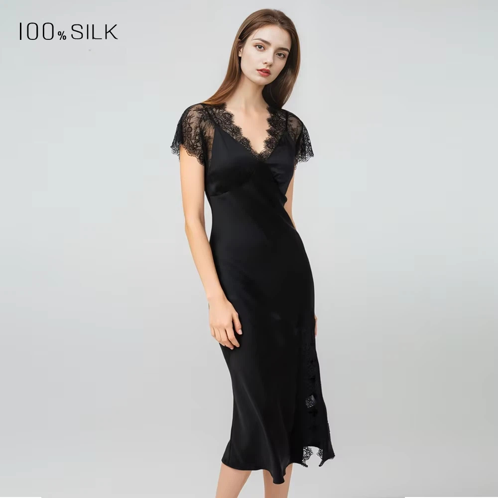 Women Sexy Lace Silk Nightdres - Lace Dress review and price