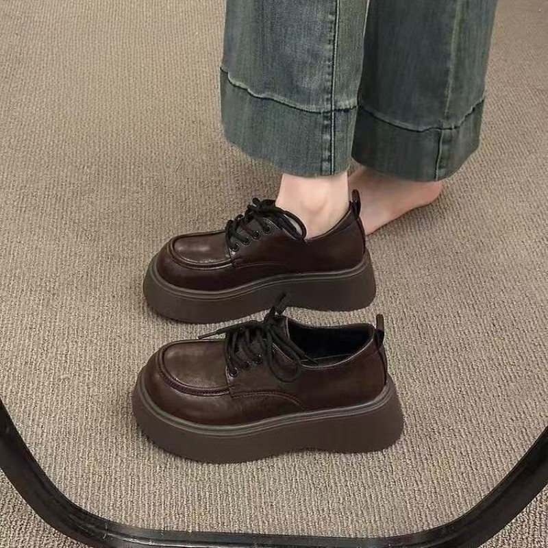 Women Vintage Brown Lace‑up Pl - Womens Heels review and price