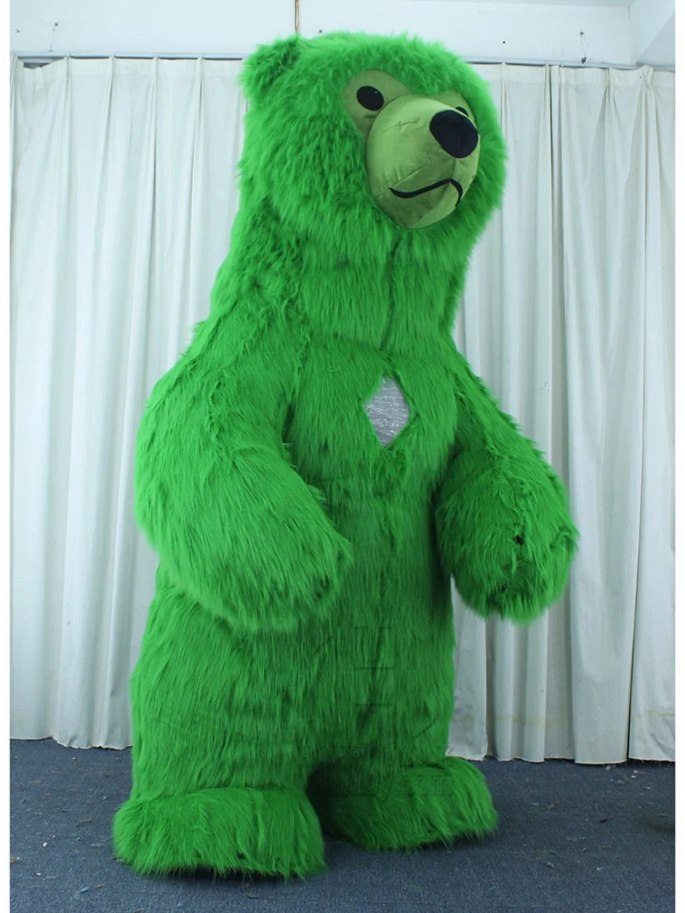 Furry Green Bear Inflatable Ma - Wedding Dress review and price