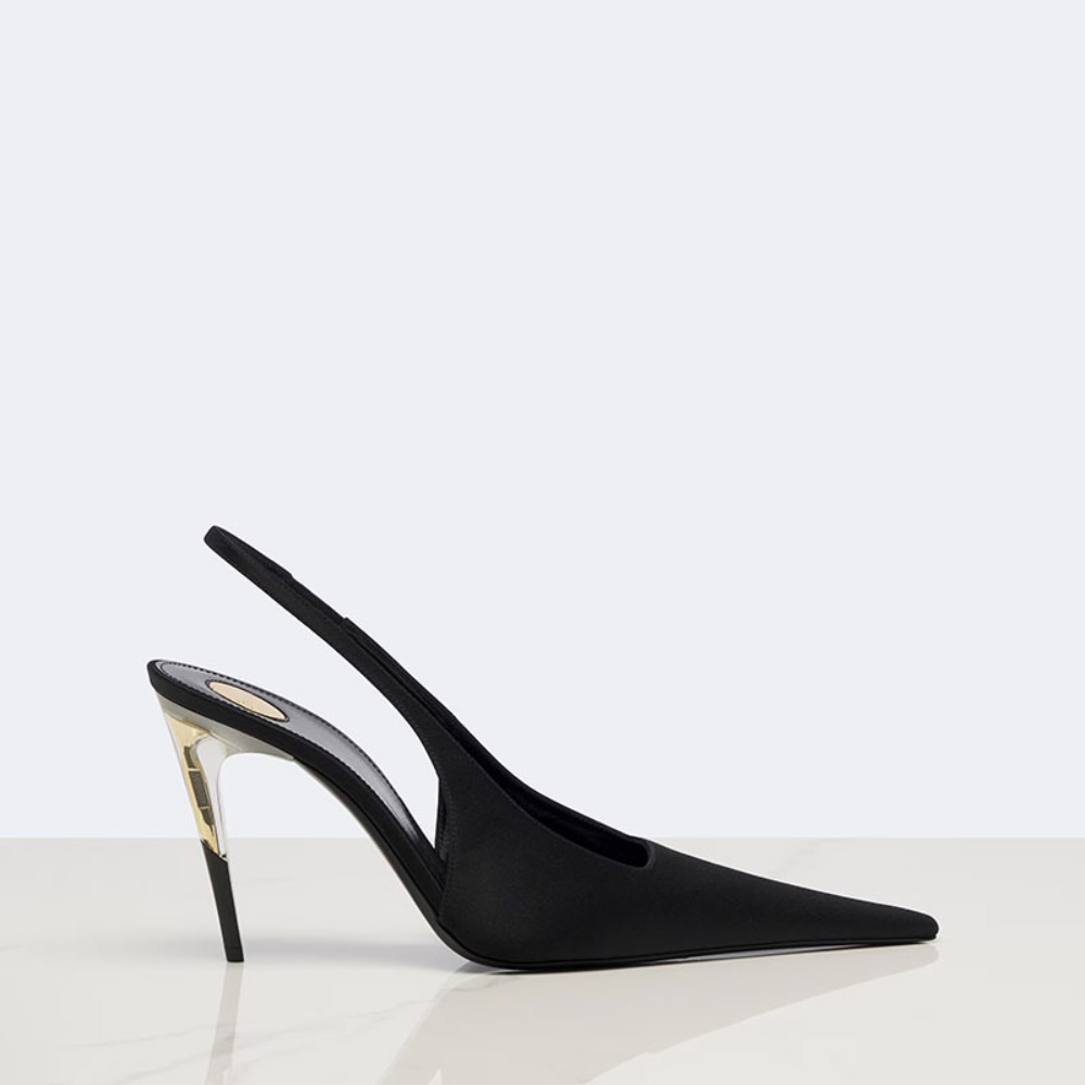 Women Satin Pointed‑Toe Stilet - Formal Dress review and price