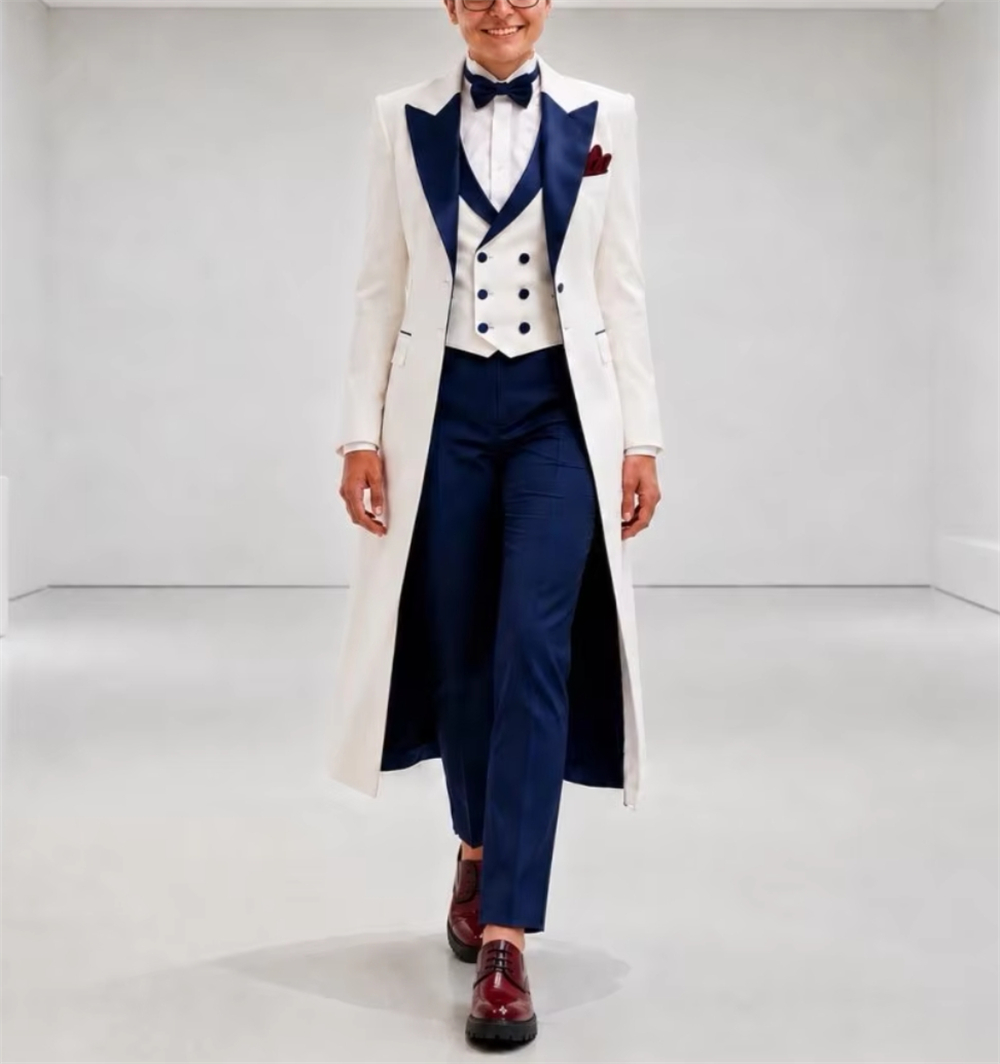 Navy Blue White Women's Jacket - Womens Blazer review and price