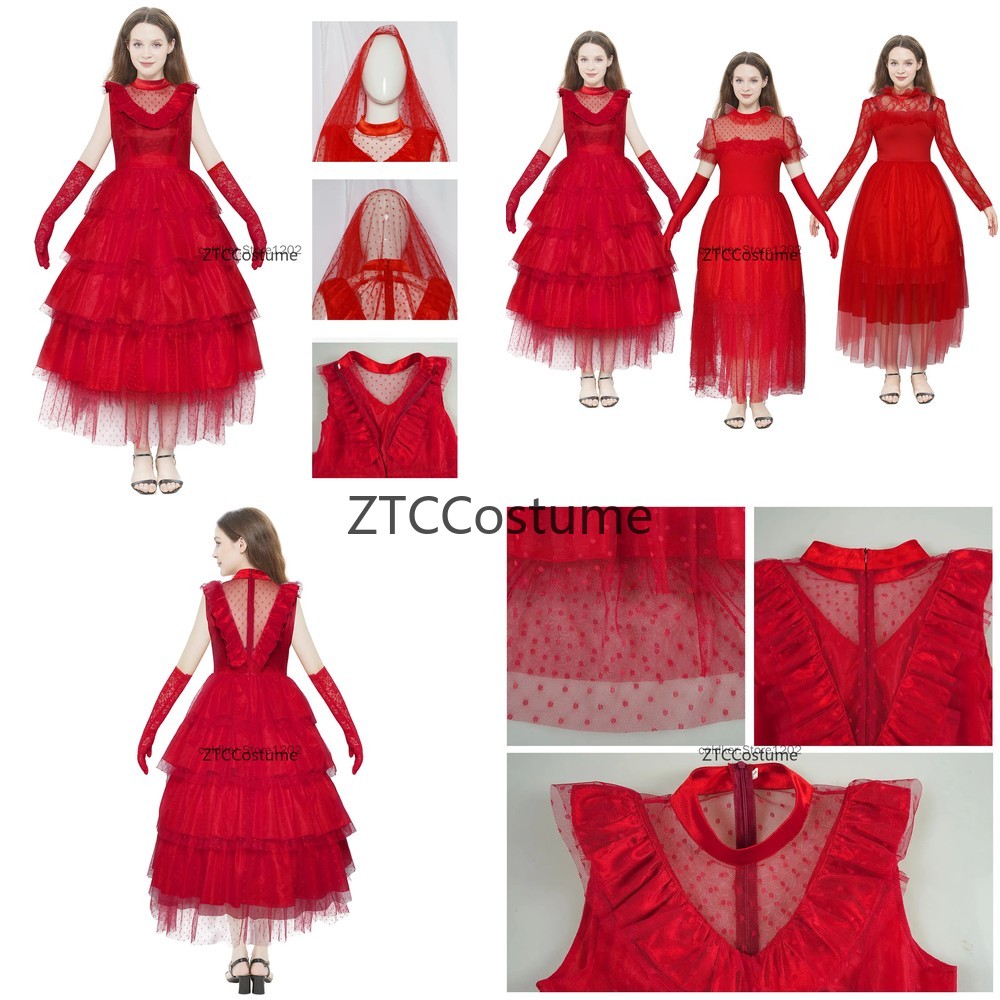 Lydia Deetz Cosplay Costume Go - Evening Gown review and price